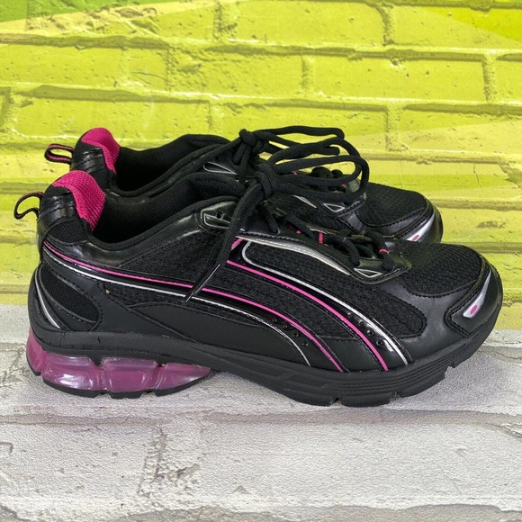 Women's Danskin Now Chaser Athletics Shoes Size 9W Black Pink Silver EUC - Picture 4 of 10